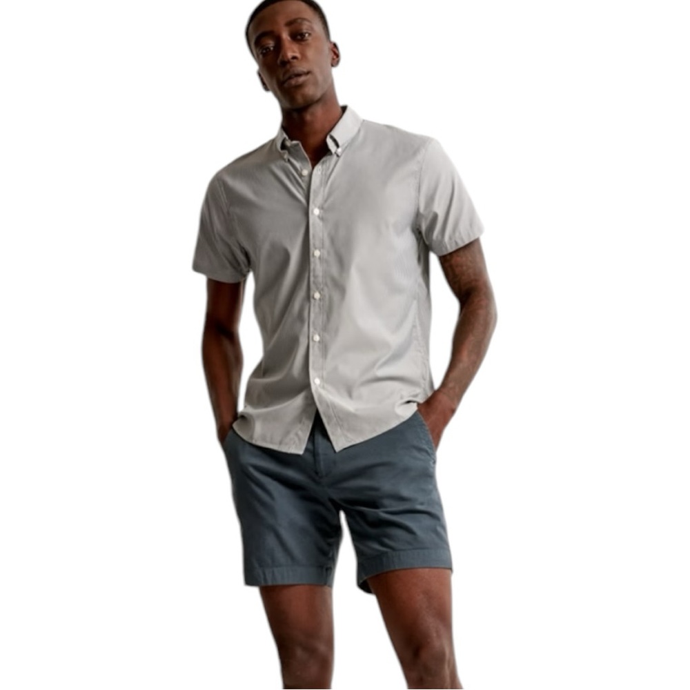 Grey Abercrombie & Fitch 9 inch Shorts (29)